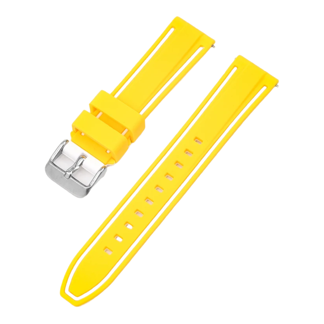 Silicone bands - multi coloured 20mm