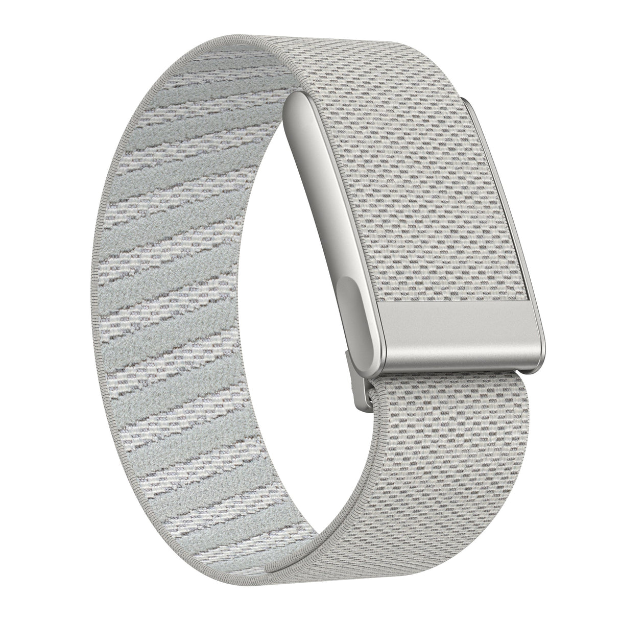 Silver Whoop fabric bands
