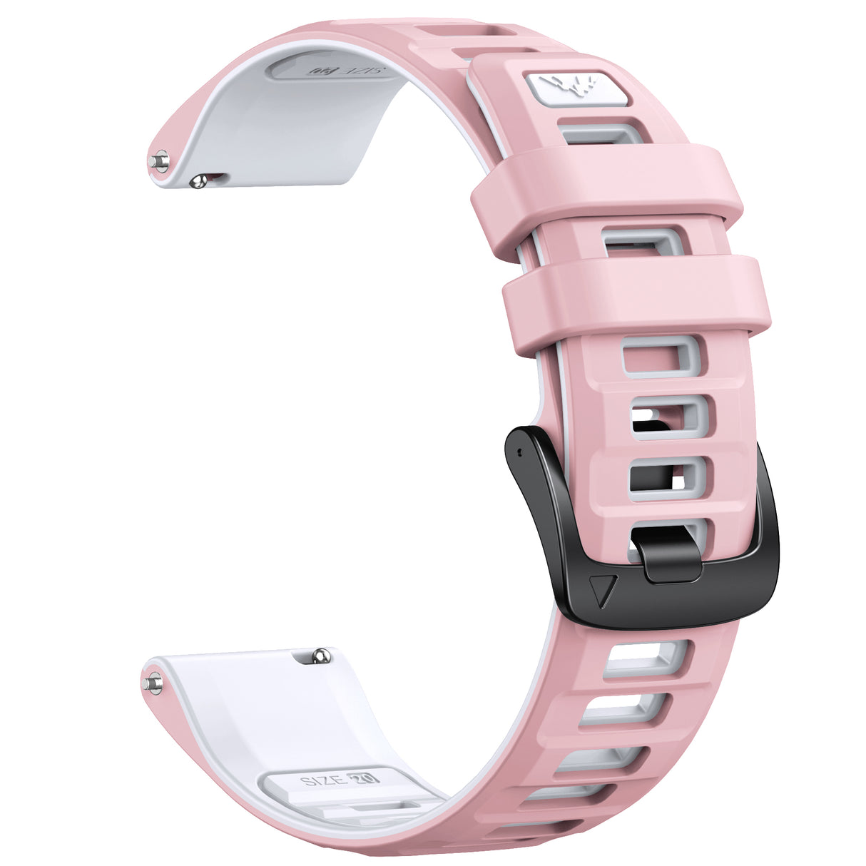 Garmin Quick Release Double color Silicone bands 20mm