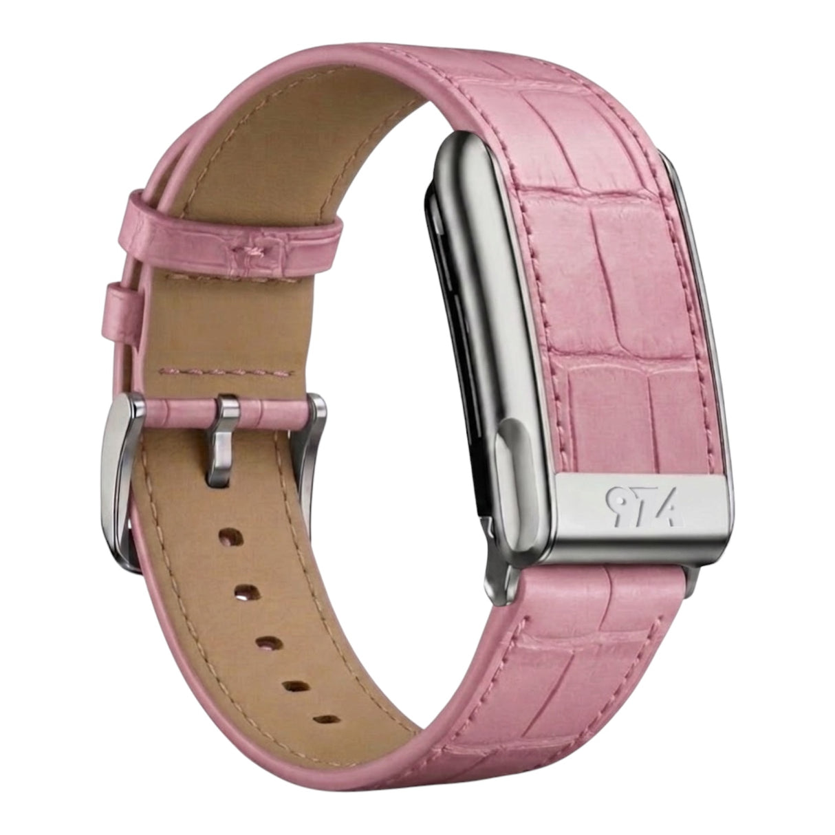 Pink Genuine Crocodile leather whoop 5 band