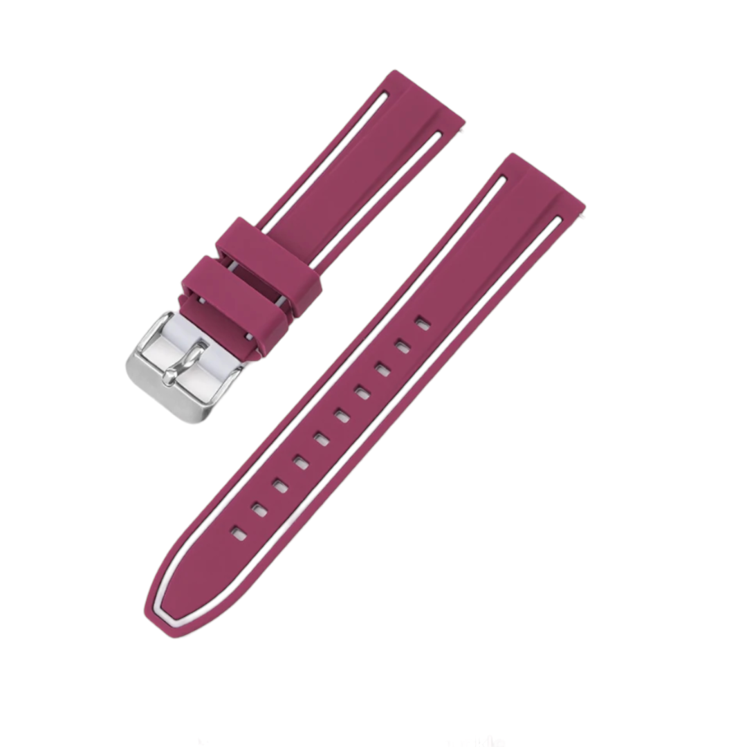 Silicone bands - multi coloured 20mm