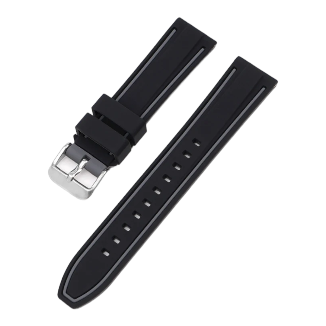 Silicone bands - multi coloured 20mm