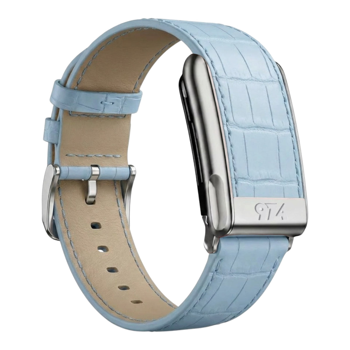 Baby blue Croc-Embossed Leather for whoop 5.0/MG