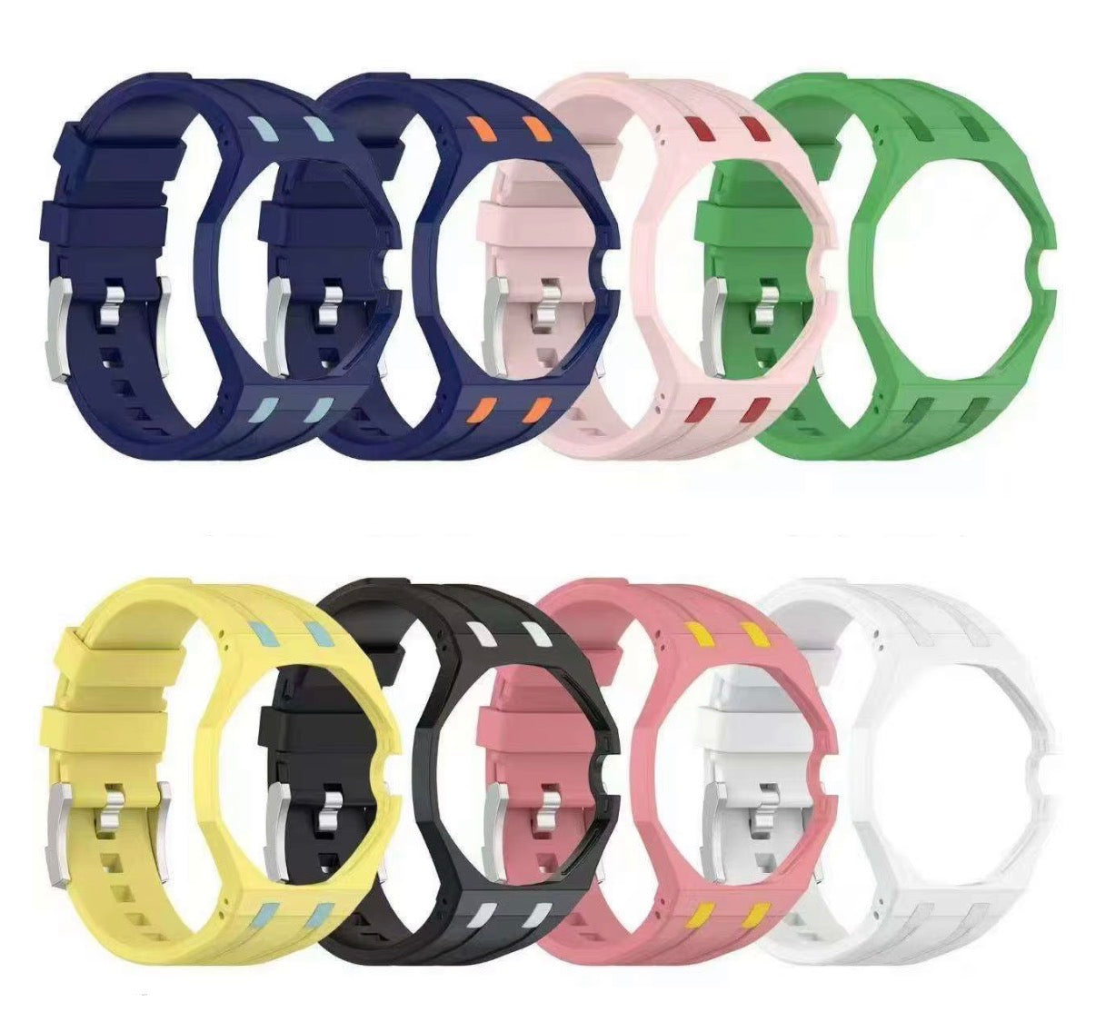 Royal pop X swatch silicone bands