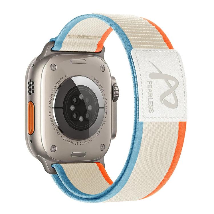 Trail Loop Nylon with leather Band For Apple Watch
