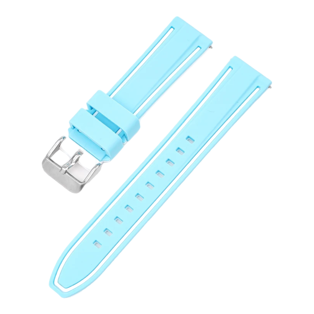 Silicone bands - multi coloured 20mm