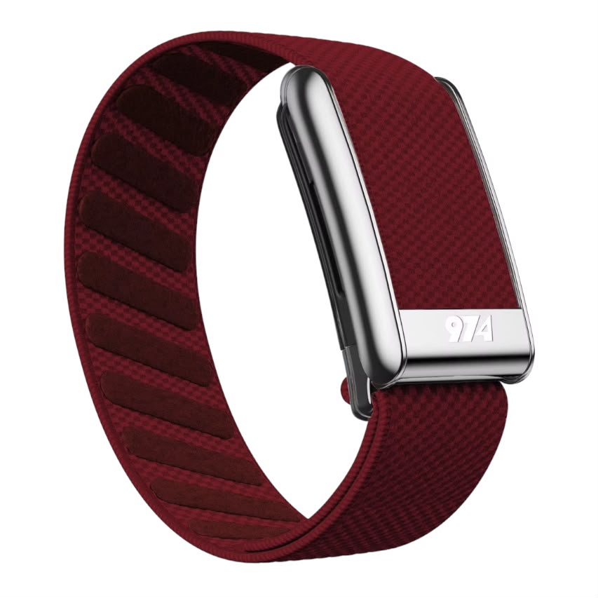 Burgundy Whoop 5 fabric bands