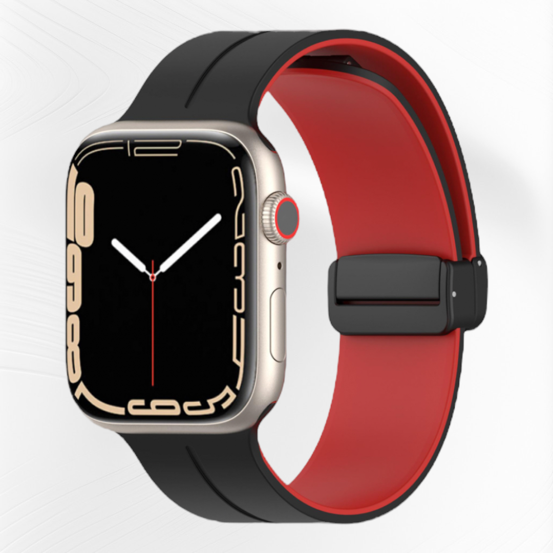 Double coloured silicone magnetic bands