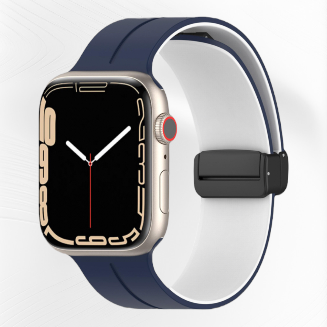 Double coloured silicone magnetic bands