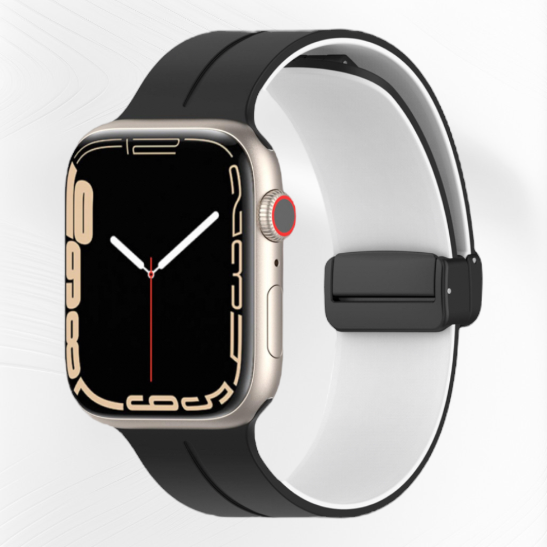 Double coloured silicone magnetic bands