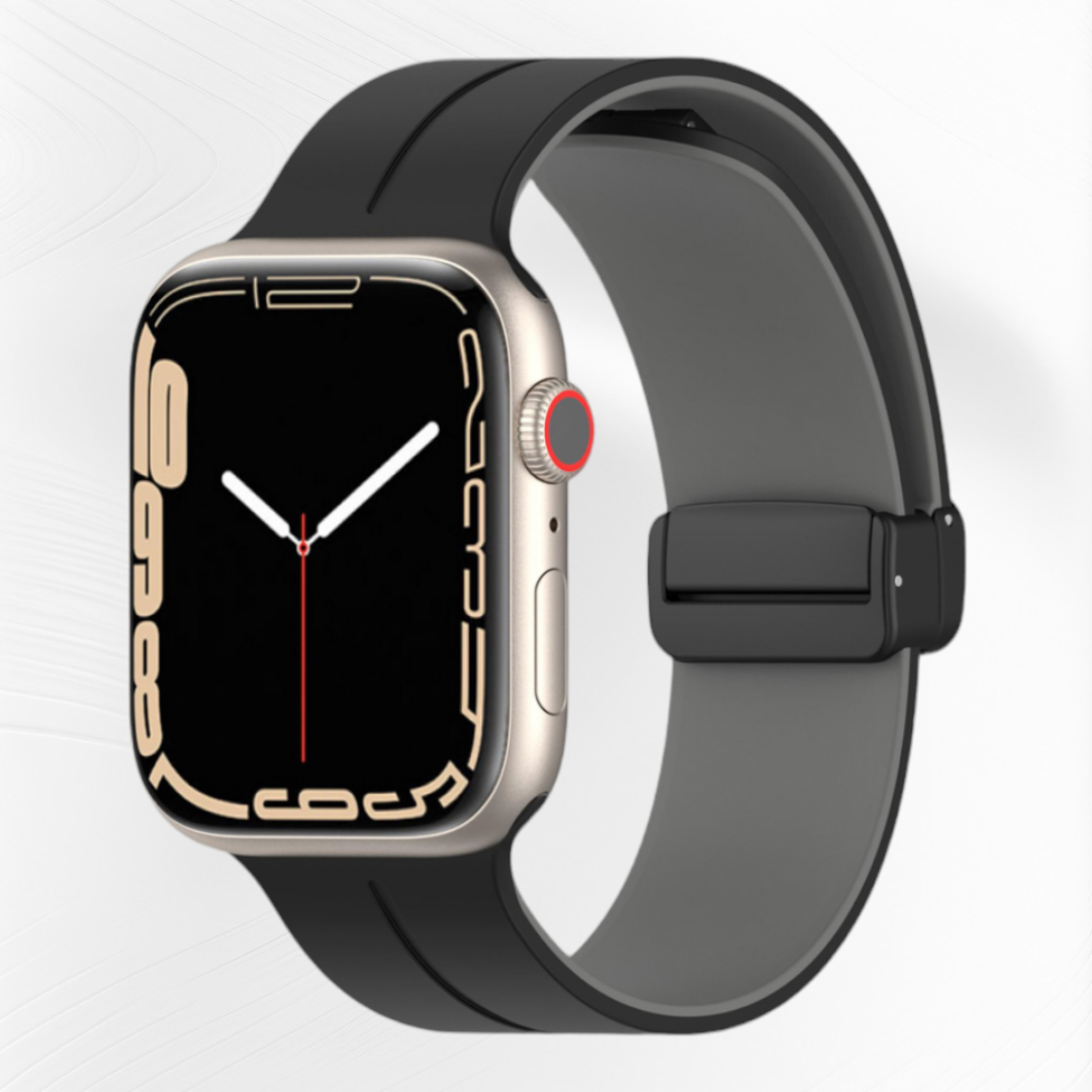 Double coloured silicone magnetic bands