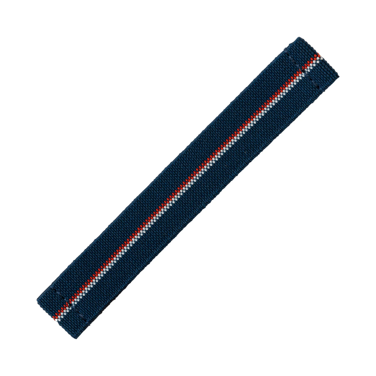 Elastic Loop Navy , white and orange