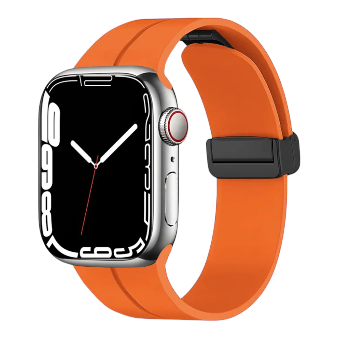 Apple watch band with magnet buckle