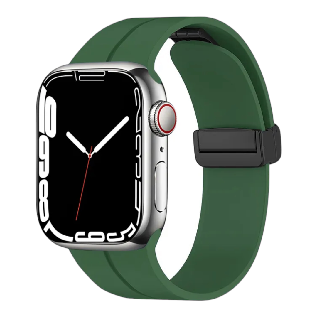 Apple watch band with magnet buckle
