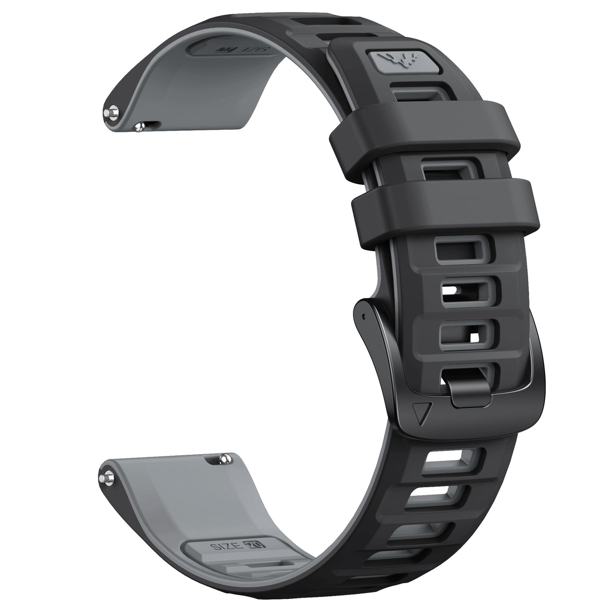 Garmin Quick Release Double color Silicone bands 20mm