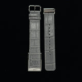 Grey Genuine Crocodile leather whoop 5 band