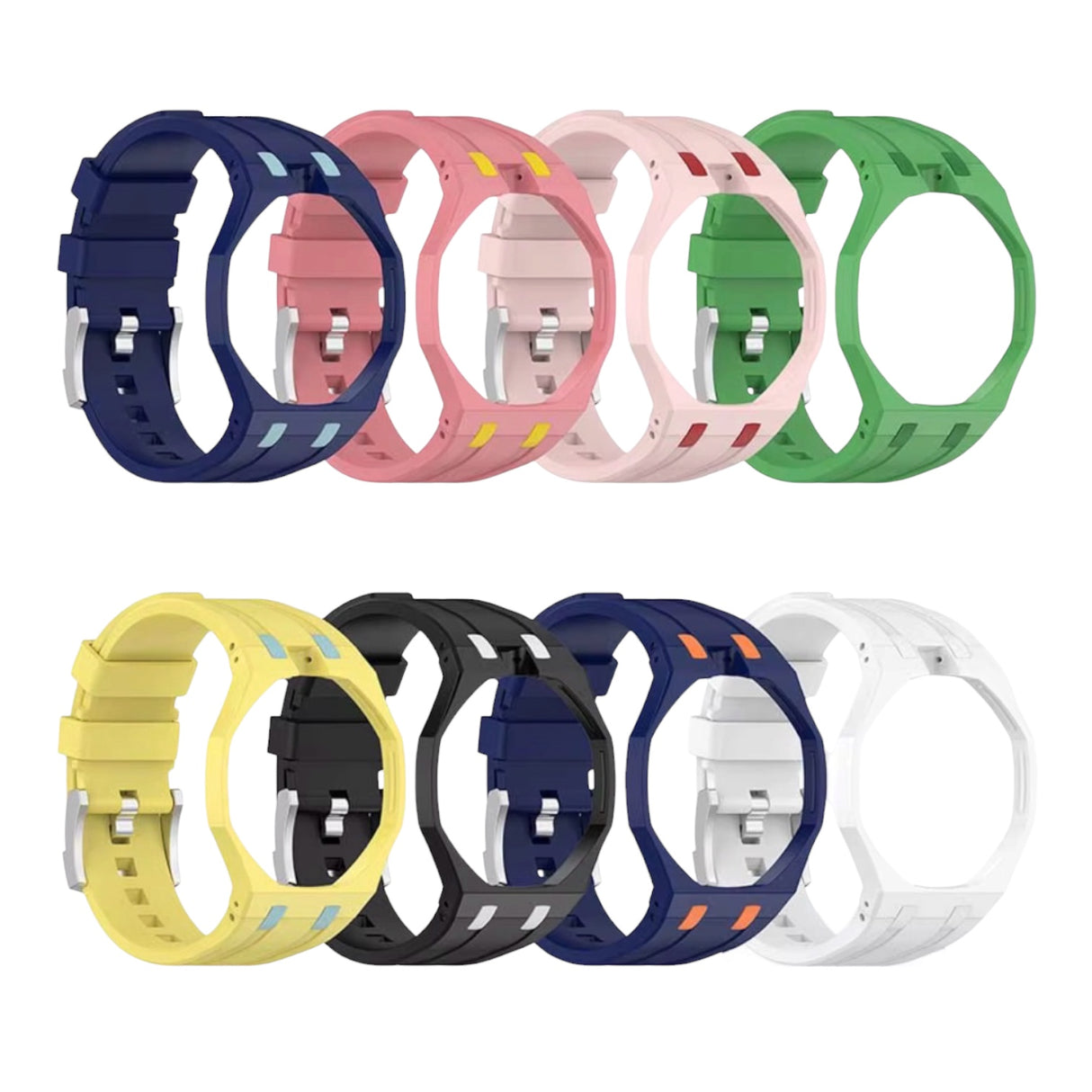 Royal pop X swatch silicone bands