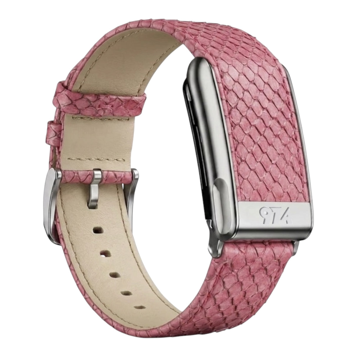 Pink python leather whoop 5 band