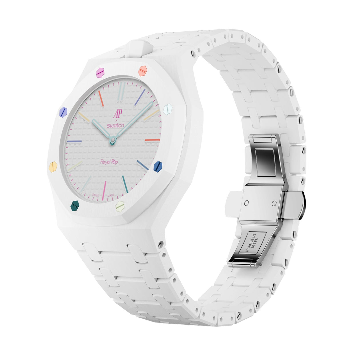 Royal pop X swatch Bio ceramic bands