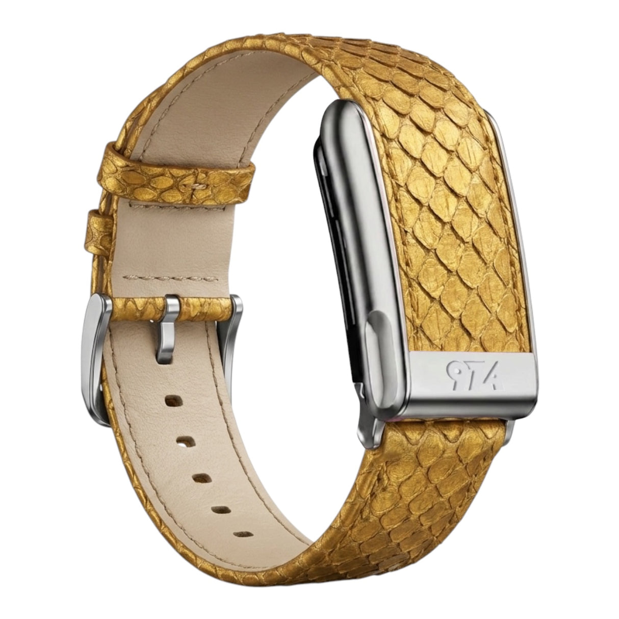 Golden python leather whoop 5 band