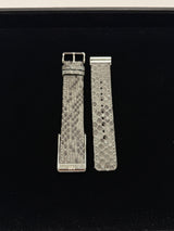 Dark Grey python leather whoop 5 band