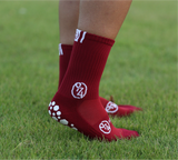 Maroon Grip Socks - Pair