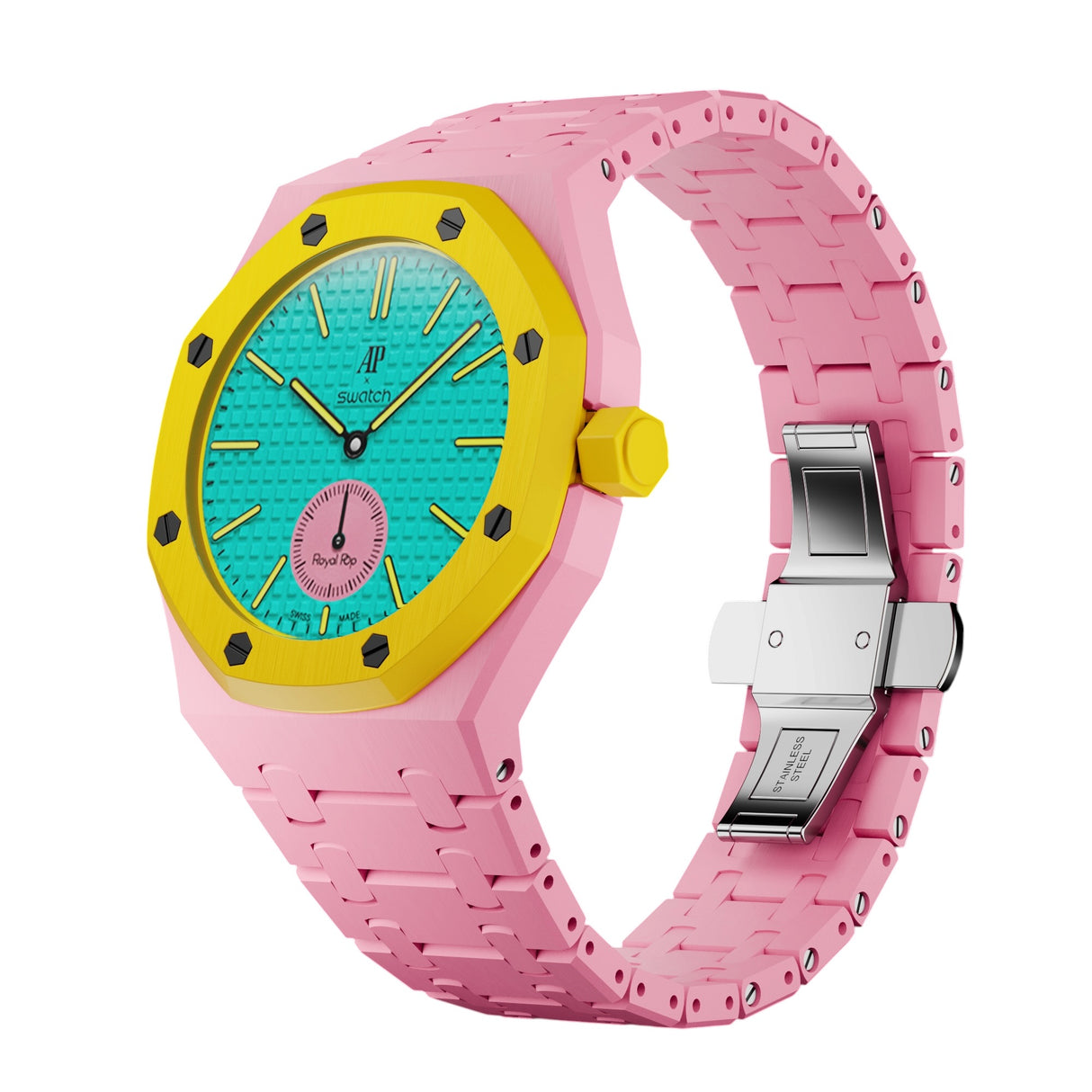 Royal pop X swatch Bio ceramic bands