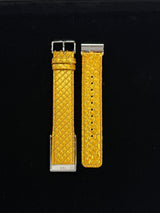 Golden python leather whoop 5 band