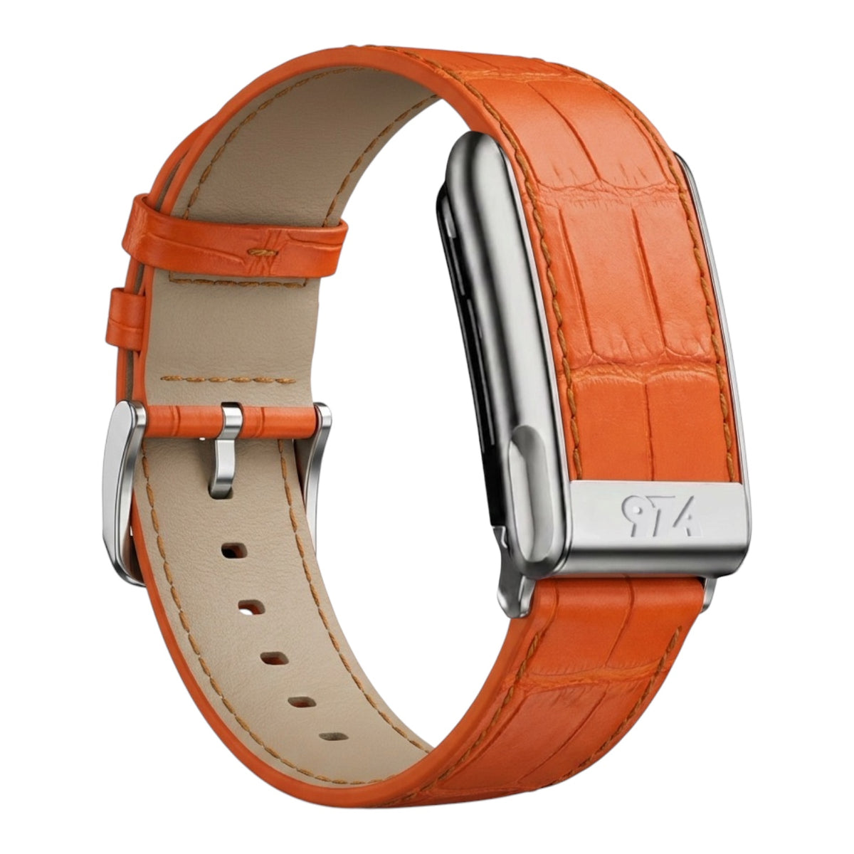 Orange Croc-Embossed Leather for whoop 5.0/MG