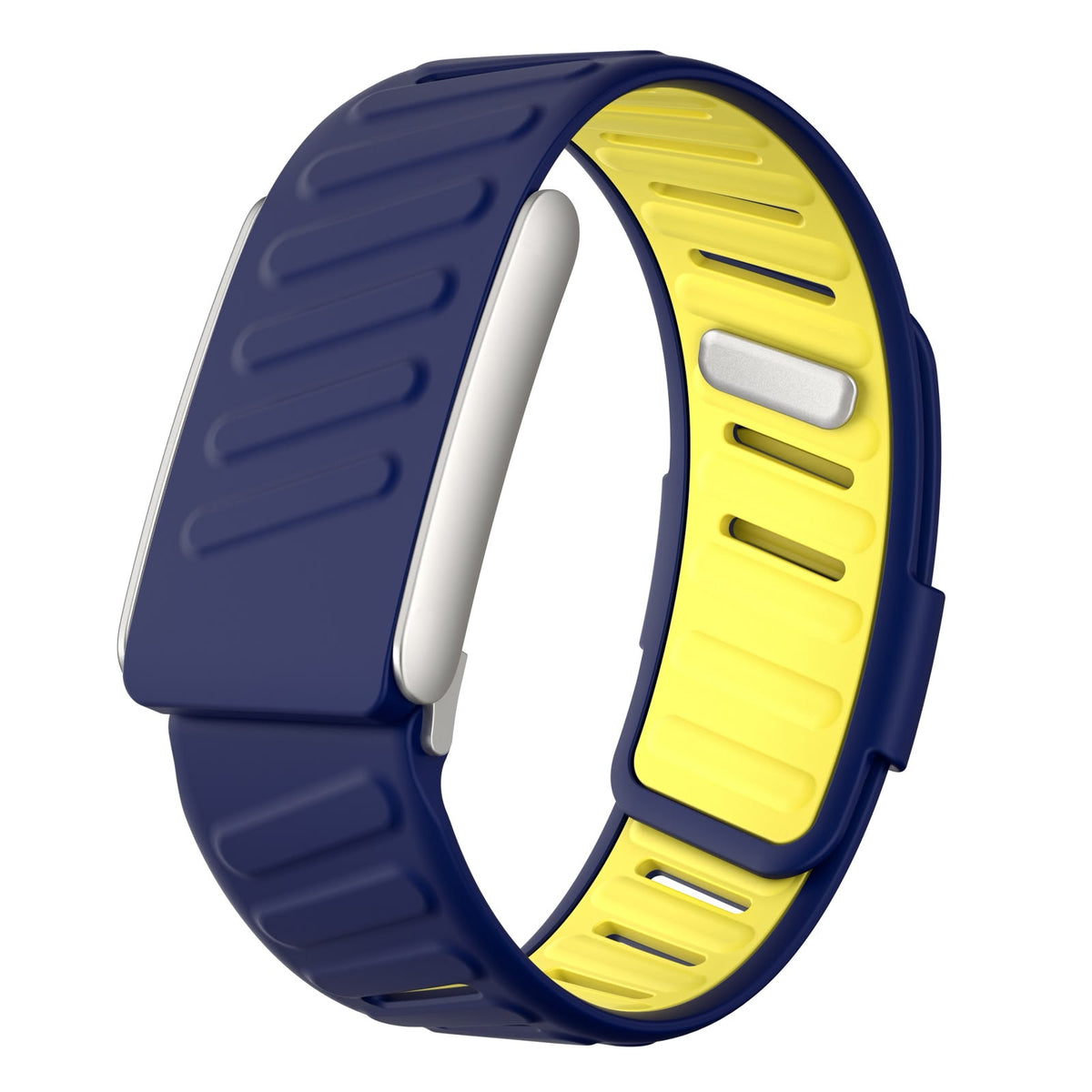 Navy and Yellow Whoop Silicone bands