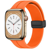 Apple watch band with magnet buckle